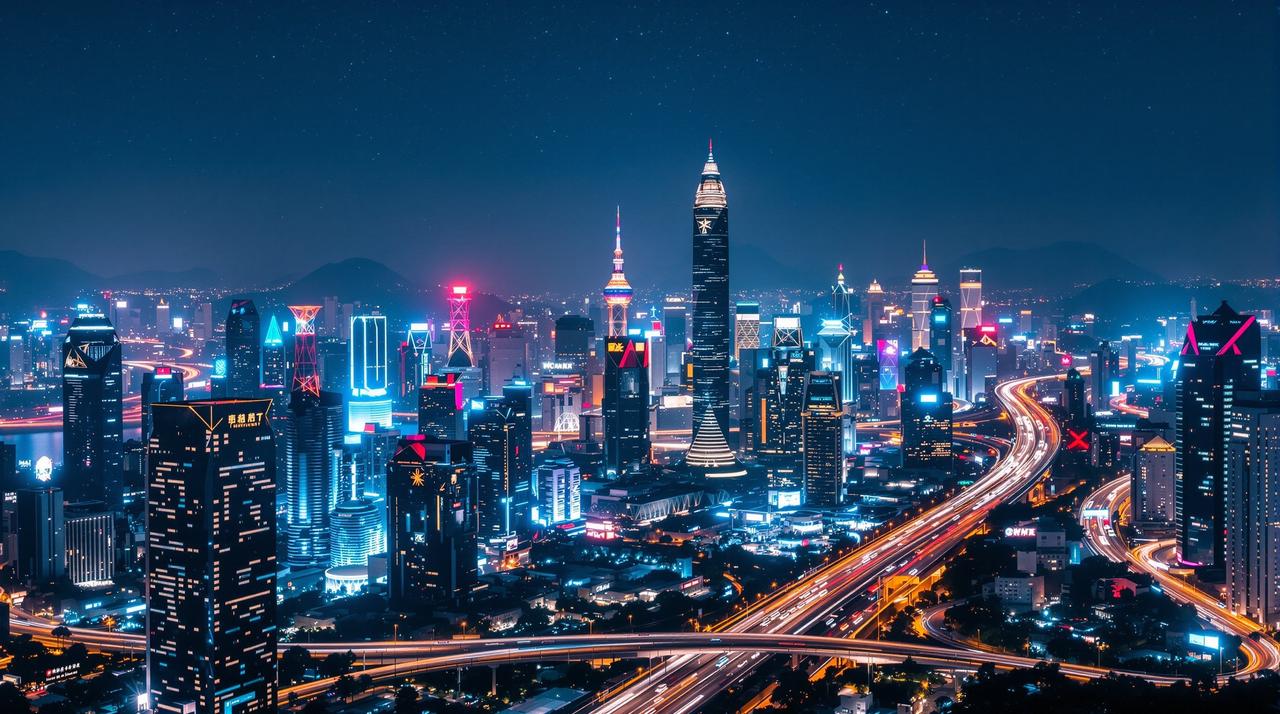 青丝影院 - 城市夜景延时摄影 投稿封面